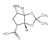 (3aR,4S,6R,6aS)-2,2-dimethyl-4-[(2-methylpropan-2-yl)oxycarbonylamino]-4,5,6,6a-tetrahydro-3aH-cyclopenta[d][1,3]dioxole-6-carboxylate Structure