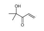 4-hydroxy-4-methylpent-1-en-3-one Structure