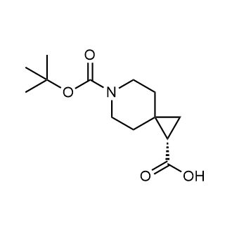 (S)-6-(tert-Butoxycarbonyl)-6-azaspiro[2.5]octane-1-carboxylic acid Structure