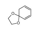 1,4-dioxaspiro[4.5]deca-6,8-diene结构式