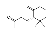 4-[(1S)-2,2-dimethyl-6-methylidenecyclohexyl]butan-2-one Structure