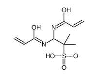 2-methyl-1,1-bis(prop-2-enoylamino)propane-2-sulfonic acid结构式