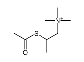 2-acetylsulfanylpropyl(trimethyl)azanium Structure