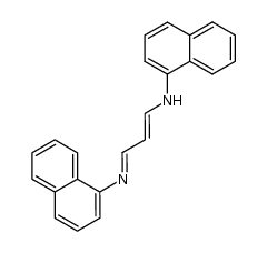 3-[Naphthyl-(1)-amino]-acrylaldehyd-[naphthyl-(1)-imid] Structure