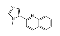 2-(3-Methyl-3H-imidazole-4-yl)quinoline结构式