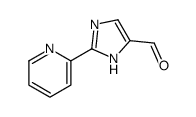 1H-Imidazole-4-carboxaldehyde,2-(2-pyridinyl)- (9CI) Structure