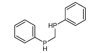 phenyl(phenylphosphanylmethyl)phosphane结构式