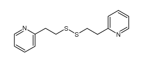 2-(2-pyridylethyl)disulphide Structure