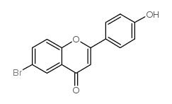 6-Bromo-4'-hydroxyflavone Structure