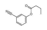 3-Cyanophenyl butyrate Structure