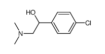 1-(4-Chloro-phenyl)-2-dimethylamino-ethanol Structure