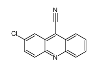2-chloroacridine-9-carbonitrile Structure