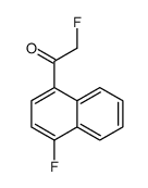 Ethanone, 2-fluoro-1-(4-fluoro-1-naphthalenyl)- (9CI)结构式