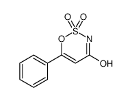 2,2-dioxo-6-phenyloxathiazin-4-one Structure