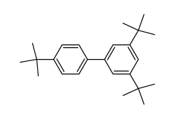 3,4',5-Tri-tert-butylbiphenyl结构式