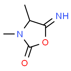 2-Oxazolidinone,5-imino-3,4-dimethyl-(9CI) Structure