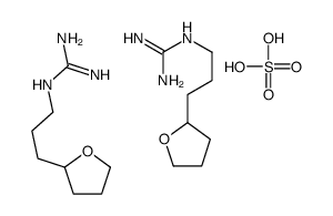 2-[3-(oxolan-2-yl)propyl]guanidine,sulfuric acid结构式