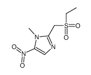 2-(ethylsulfonylmethyl)-1-methyl-5-nitroimidazole结构式