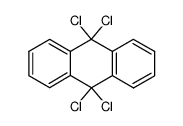 9,9,10,10-tetrachloro-9,10-dihydroanthracene结构式
