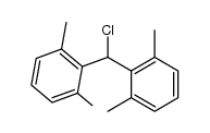 bis(2,6-dimethylphenyl)methyl chloride Structure