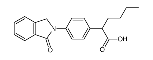 1-oxo-2-{p-[(α-butyl)-carboxymethyl]-phenyl}-isoindoline Structure