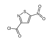 3-Isothiazolecarbonylchloride,5-nitro-(9CI) Structure