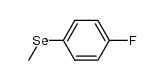 4-fluoro-selenoanisol Structure