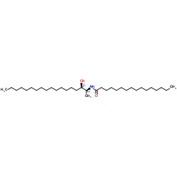 N-palMitoyl-1-deoxysphinganine (M18:0/16:0) structure