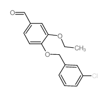 4-[(3-CHLOROBENZYL)OXY]-3-ETHOXYBENZALDEHYDE structure