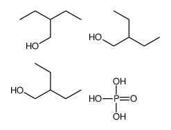 2-ethylbutan-1-ol,phosphoric acid Structure