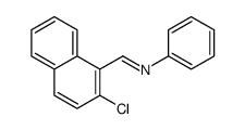1-(2-chloronaphthalen-1-yl)-N-phenylmethanimine Structure