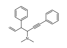 3-dimethylamino-1,4-diphenylhex-5-en-1-yne结构式