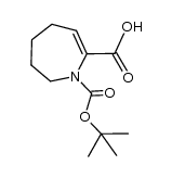 4,5,6,7-tetrahydro-azepine-1,2-dicarboxylic acid 1-tert-butyl ester结构式