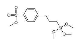 methyl 4-(3-trimethoxysilylpropyl)benzenesulfonate Structure