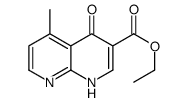 1,8-Naphthyridine-3-carboxylicacid,4-hydroxy-5-methyl-,ethylester(9CI) structure