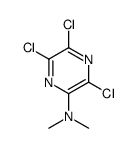 3,5,6-trichloro-N,N-dimethylpyrazin-2-amine结构式