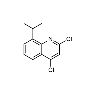 2,4-Dichloro-8-isopropylquinoline Structure
