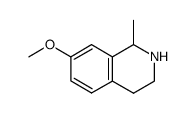 Methoxy-7 methyl-1 tetrahydro-1,2,3,4 isoquinoleine结构式