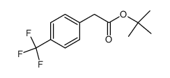 tert-butyl α-(4-trifluoromethylphenyl)acetete Structure