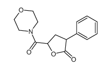 5-(morpholine-4-carbonyl)-3-phenyloxolan-2-one Structure