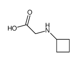 2-(cyclobutylamino)acetic acid Structure