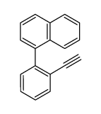 1-ethynyl-2-(1-naphthyl)-benzene结构式
