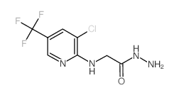 2-{[3-Chloro-5-(trifluoromethyl)-2-pyridinyl]-amino}acetohydrazide Structure