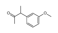 3-(3-methoxyphenyl)butan-2-one结构式