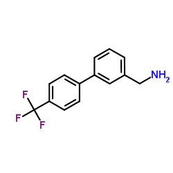 1-[4'-(Trifluoromethyl)-3-biphenylyl]methanamine structure