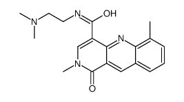 N-[2-(dimethylamino)ethyl]-2,6-dimethyl-1-oxobenzo[b][1,6]naphthyridine-4-carboxamide结构式