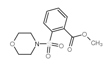 METHYL 2-(MORPHOLINOSULFONYL)BENZOATE Structure