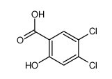 4,5-dichloro-2-hydroxybenzoic acid Structure