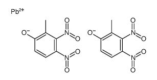 Phenol, 2-methyldinitro-, lead salt Structure