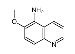 6-甲氧基喹啉-5-胺结构式